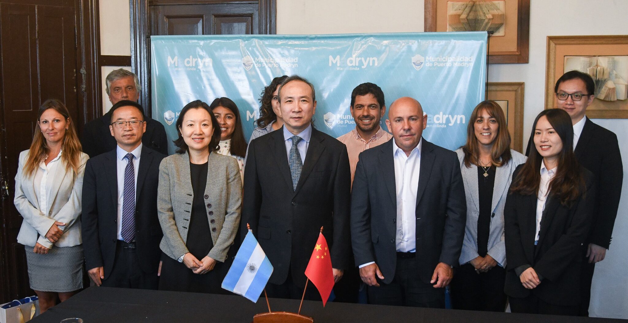 Madryn: Sastre recibió al embajador chino