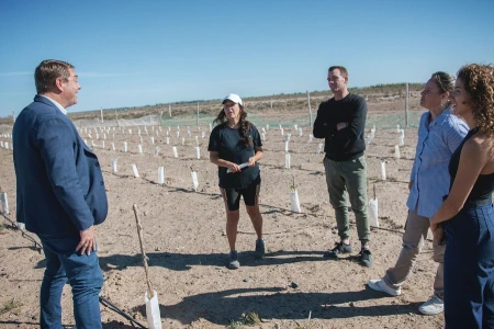 Biss y Mirantes destacaron el potencial agrícola en Rawson 