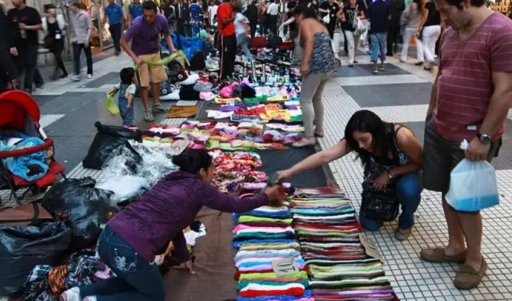 Aumentó la venta callejera en abril respecto de marzo