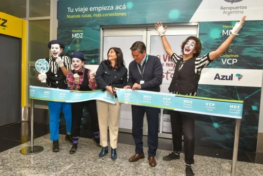 Una compañía aérea brasileña inauguró una ruta entre Campinas y Mendoza