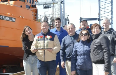 El «Nuevo María Elena» fue botado en el Astillero Contessi y se suma a la flota de Rawson