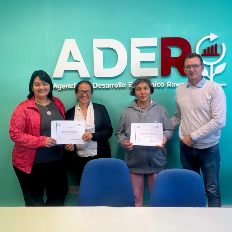 Terminó el curso de Gestión de Emprendimientos en Rawson