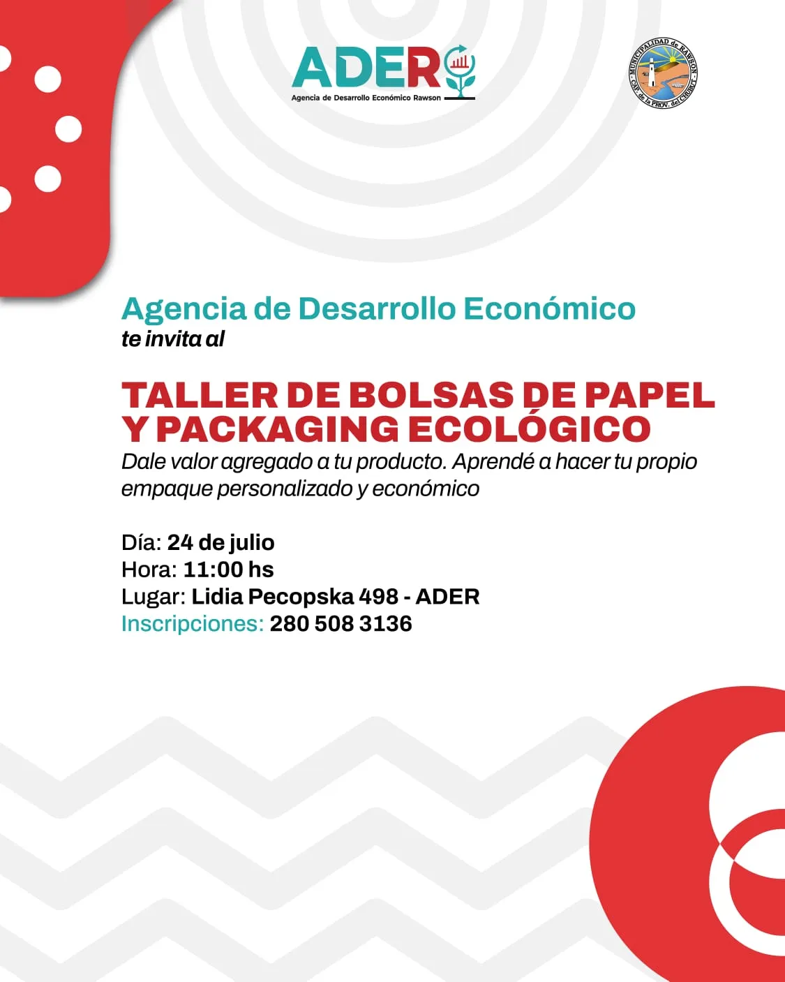 Nueva capacitación de ADER: Packaging Ecológico