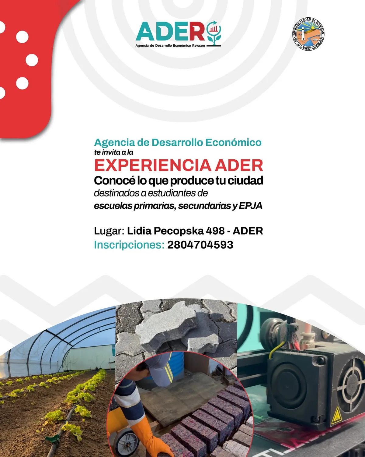"Experiencia ADER" destinado a las escuelas capitalinas