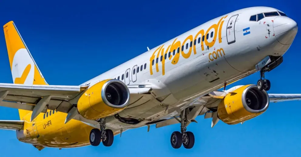 Flybondi profundiza su crisis opera solo con dos aviones