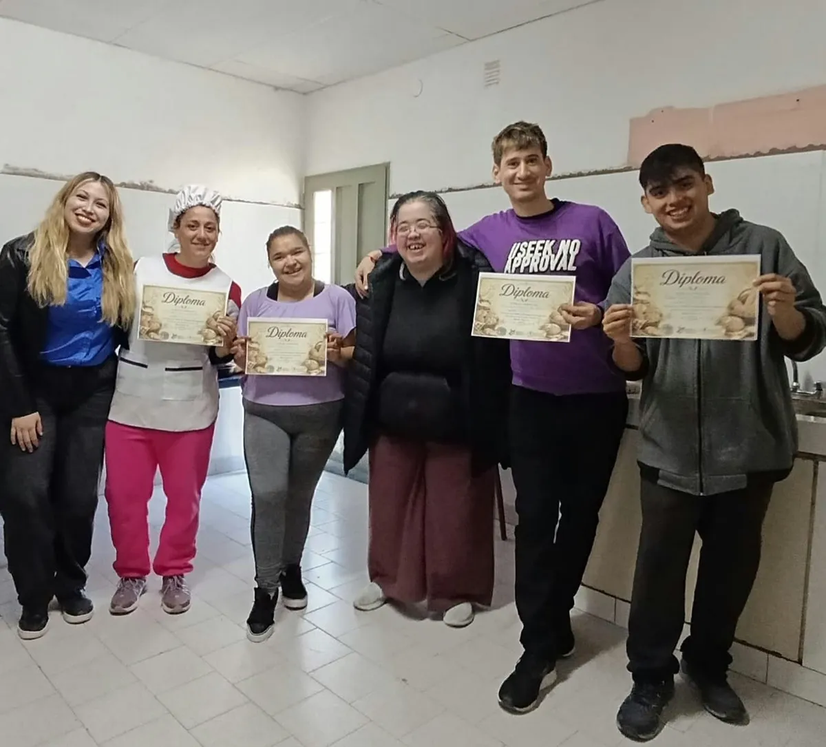 Finalizó el Taller de Panadería en Rawson