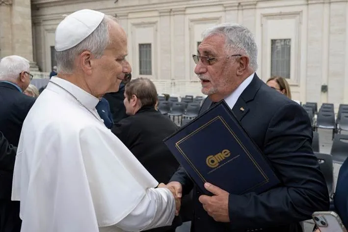 El presidente de CAME llevó al papa León XIV la voz federal de las pymes argentinas