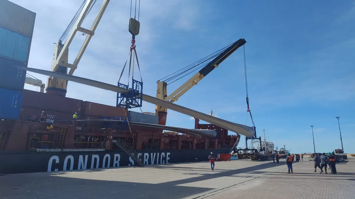 El Puerto de Comodoro se consolida como polo logístico para el desarrollo de energía renovables